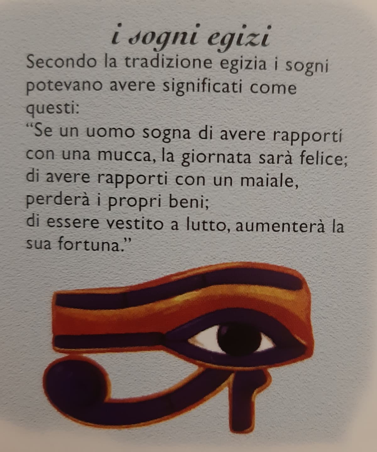 Ho comprato un libro sui sogni e ci ho trovato questo .-.