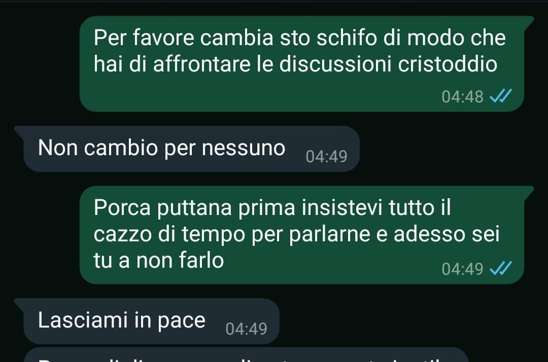 Vogliatevj bene che sennò finirete male come la sottoscritta. 