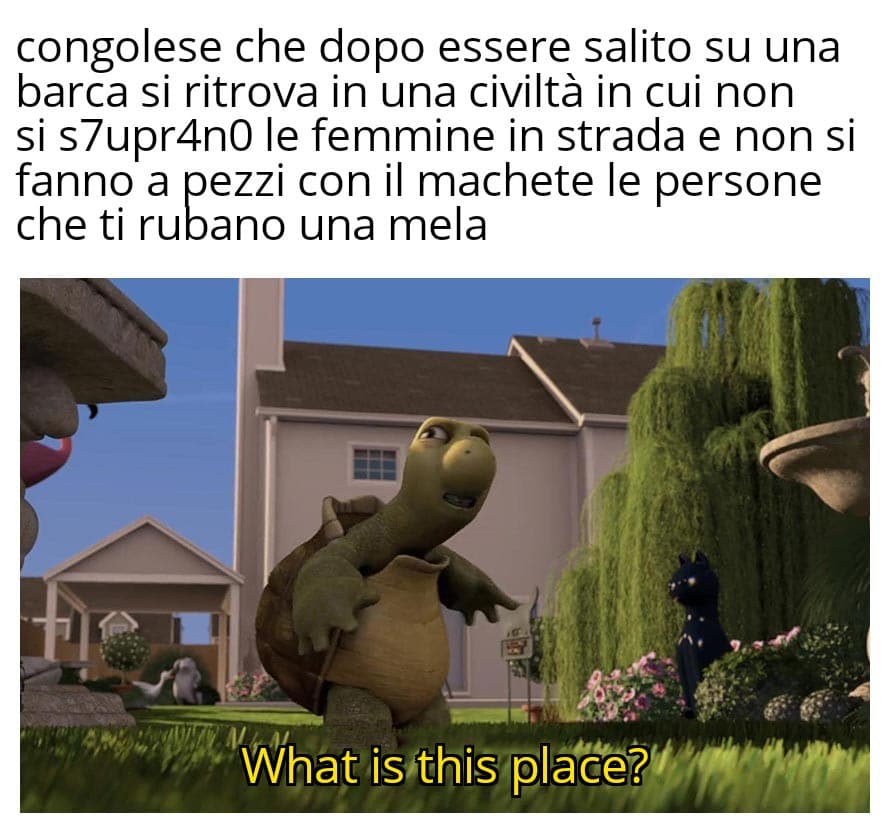 Non sono razzista.