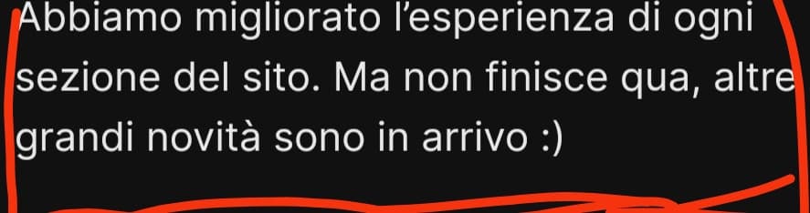 Vara te se mi tocca mettere il bordo per non fare confondere chi legge. Vabbè. Aiuto. Comunque ogni volta che rientro sul sito mi chiede di accedere