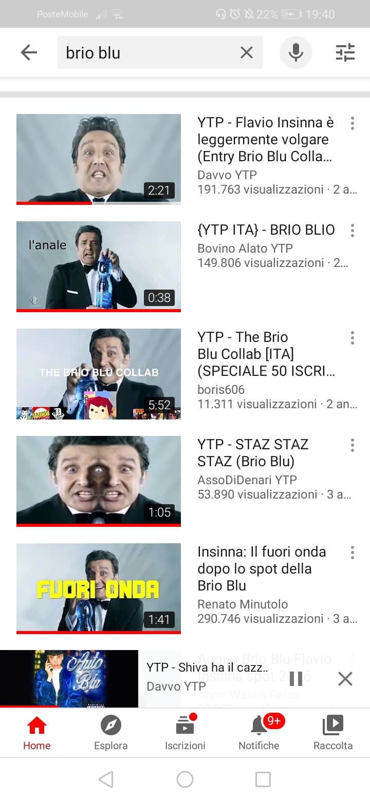 Amo i risultati delle mie ricerche