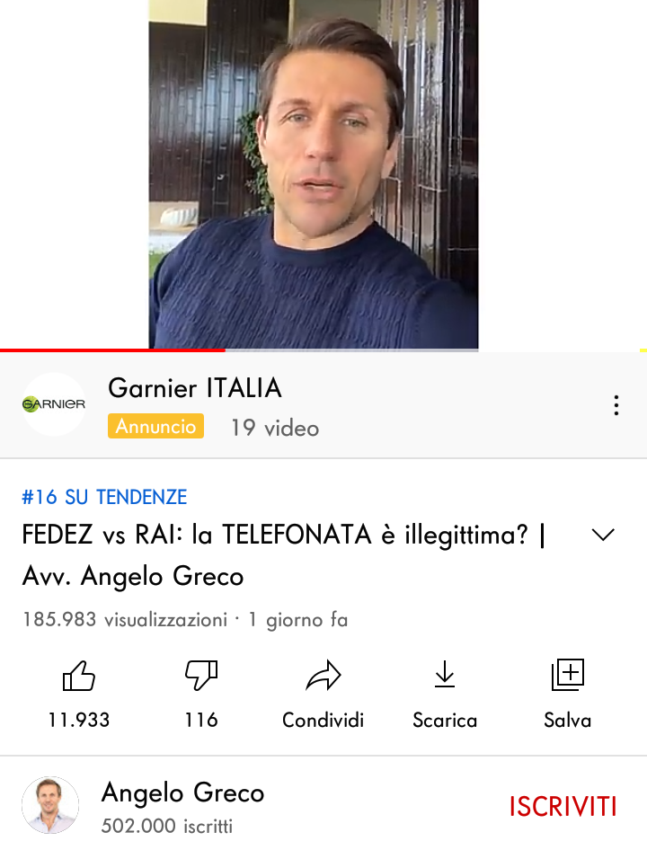Ue guagliòbbella sta giurisprudenza popi popi 
