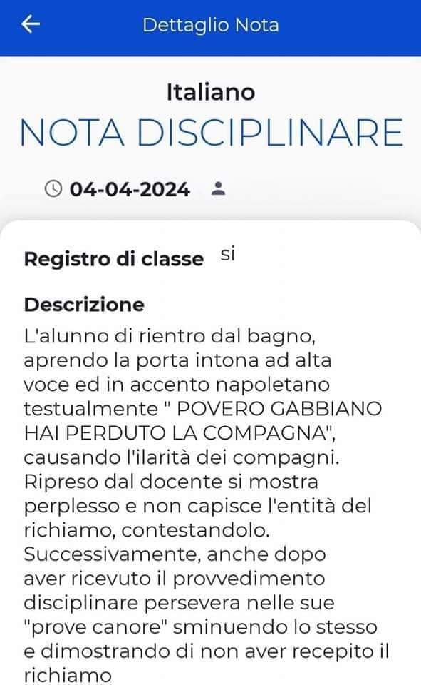 dalla scuola italiana è tutto