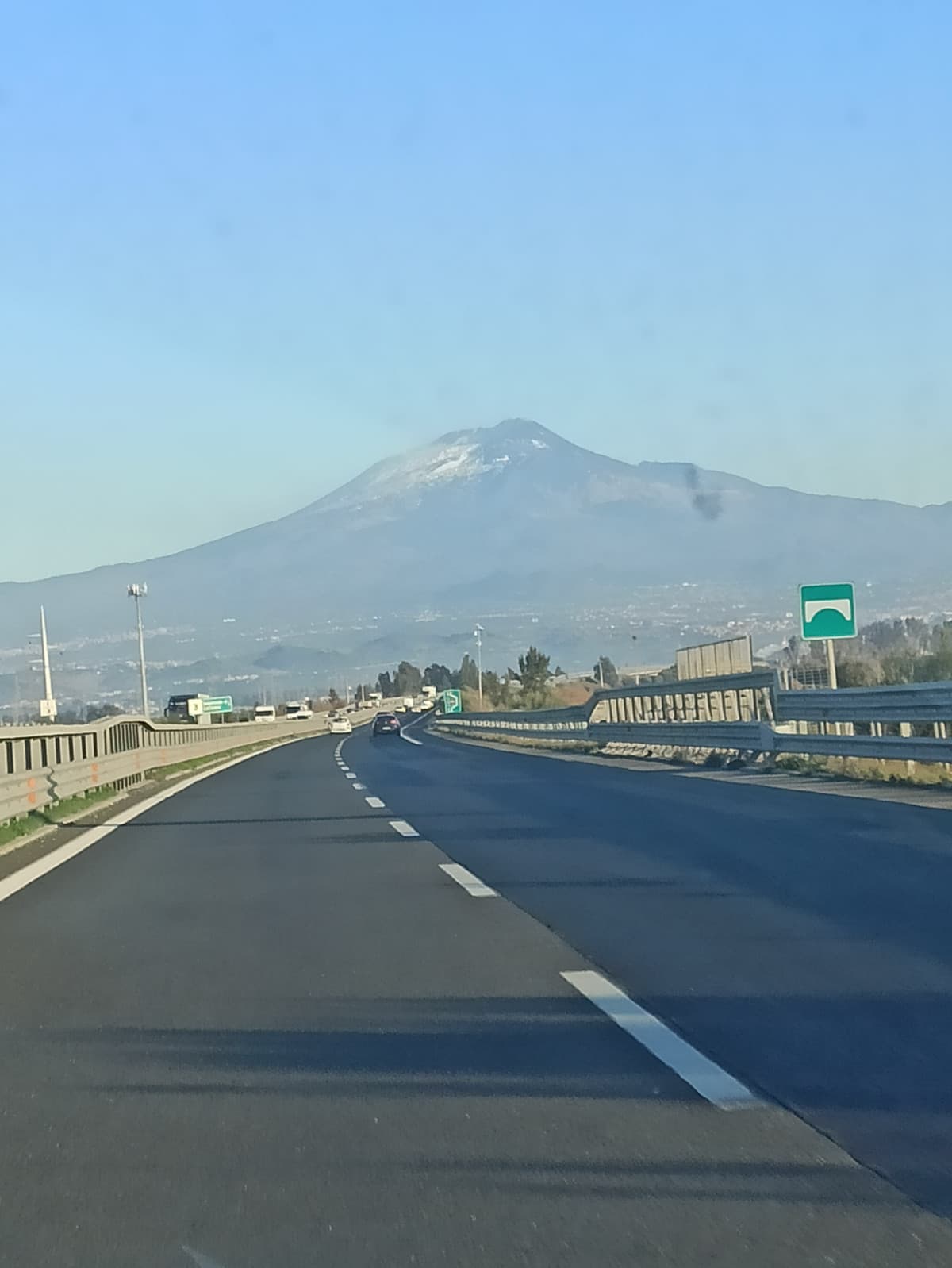 Che tristezza vedere l'Etna senza neve a fine gennaio