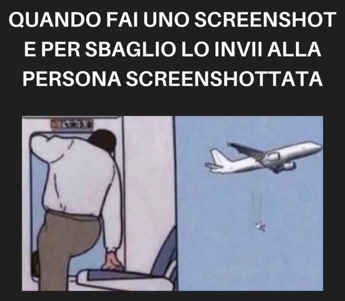 Capitato e volevo sparire dalla faccia della terra ? 