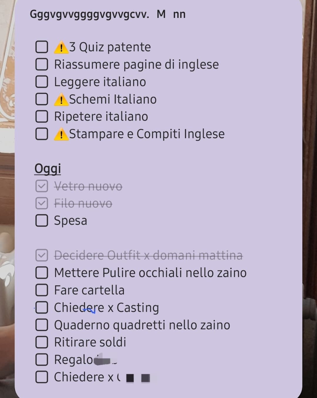 Ansia ansia ansia ansia. Ho troppe cose da fare. E non sono a casa prima delle 17. Come non mi faccio prendere dal panico?