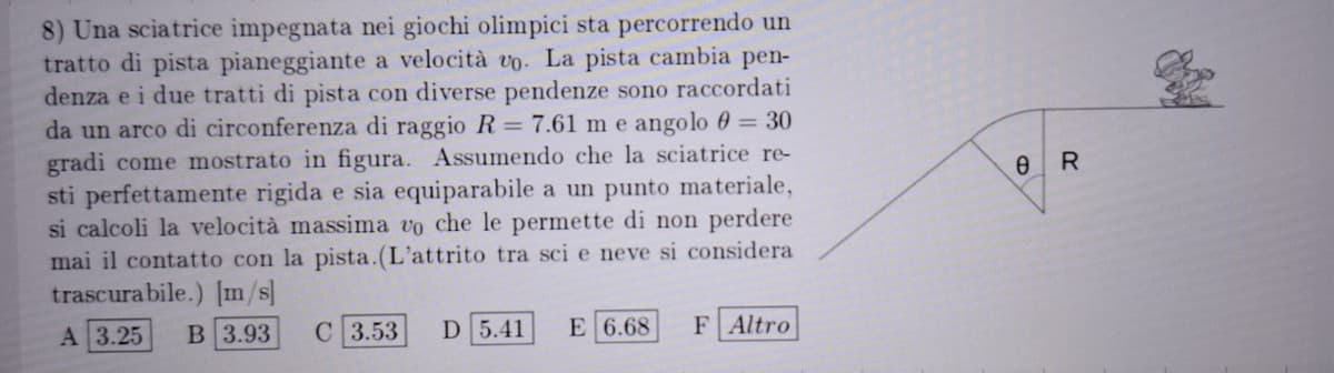 Domani tutti gli esercizi dell'esame saranno piú o meno di questo livello. Ecco...non ho molte speranze.