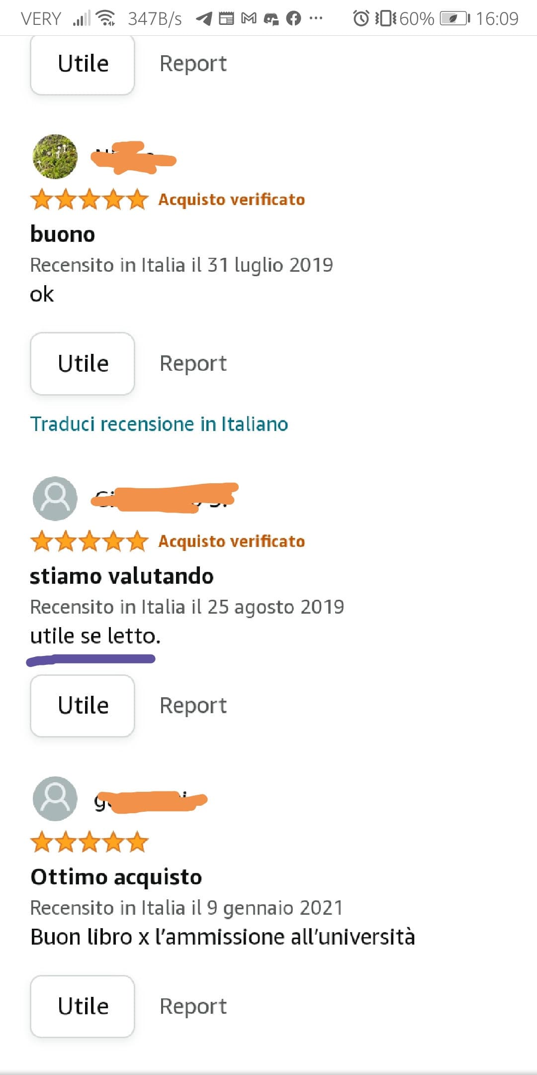 Ah ma quindi i libri so devono anche leggere?