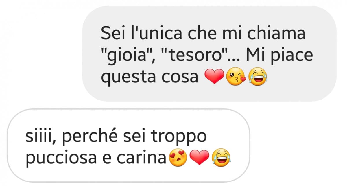 Può sembrare una cavolata, ma mi fa stare veramente bene il fatto di avere un'amica che ci tiene veramente a te e che non ti giudica❤