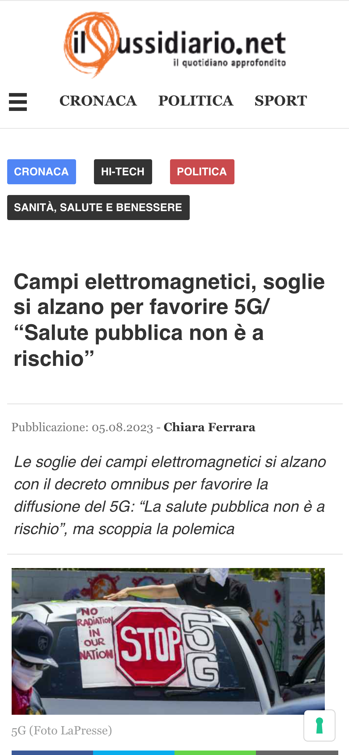 Qualcosa di buono lo sta facendo anche questo governo finalmente 