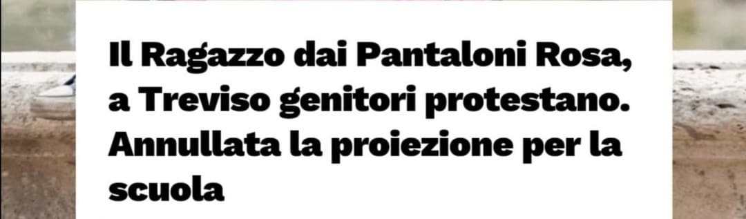 Mi fa male leggere queste cose. Pensavo che a scuola la situazione fosse un po' cambiata rispetto a qualche anno fa