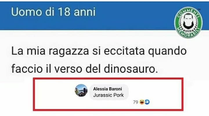 Ora i segreti sono pure su commenti memorabili ??