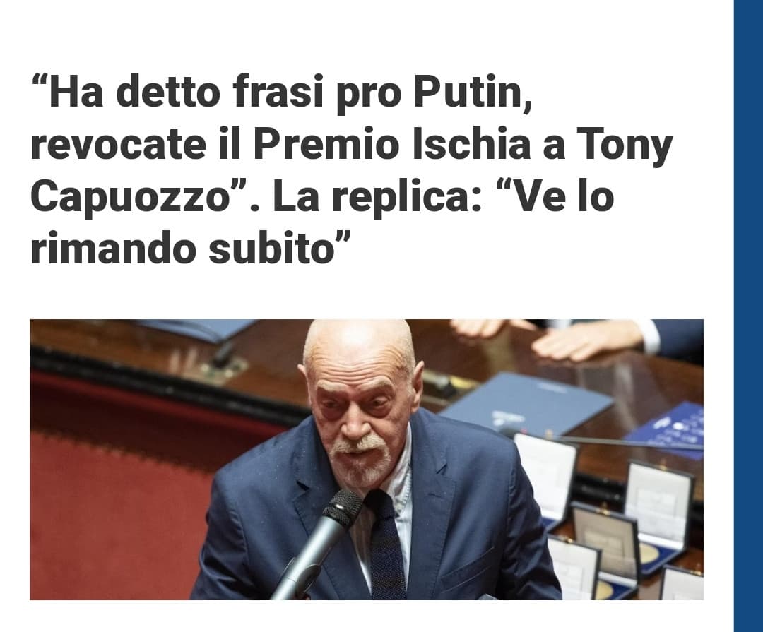 Ma ci rendiamo conto che censura sta venendo fuori?