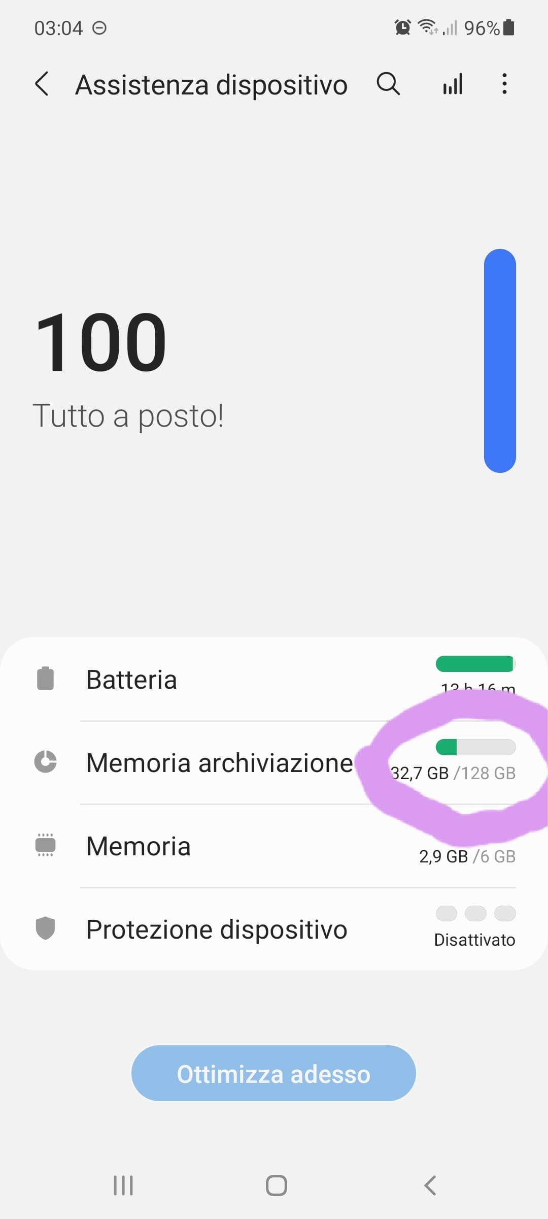 Finalmente ho MOLTA memoria a disposizione 