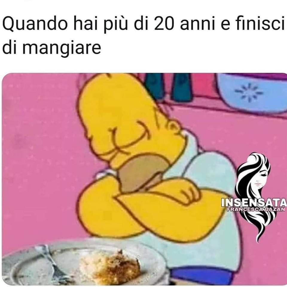 Prende sempre l'abbiocco dopo aver mangiato ma mai nel momento in cui bisogna mettersi a dormire