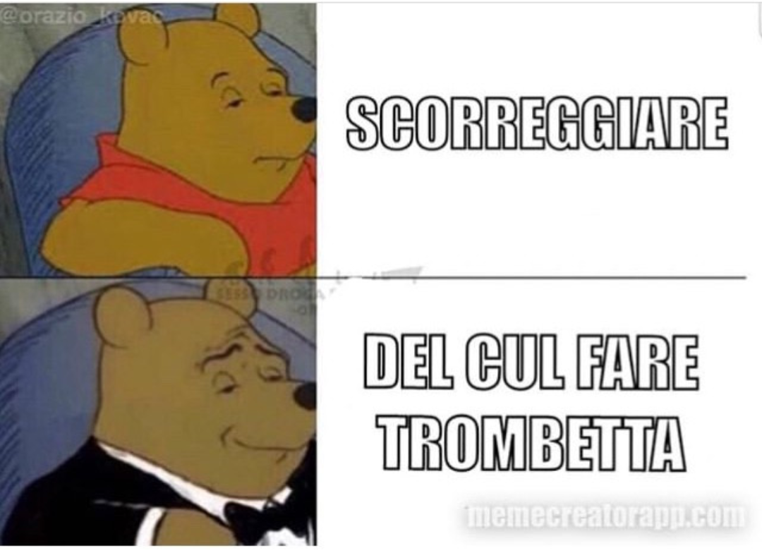 Non so voi ma i meme di Winnie The Pooh saranno i più usati in Aprile ?