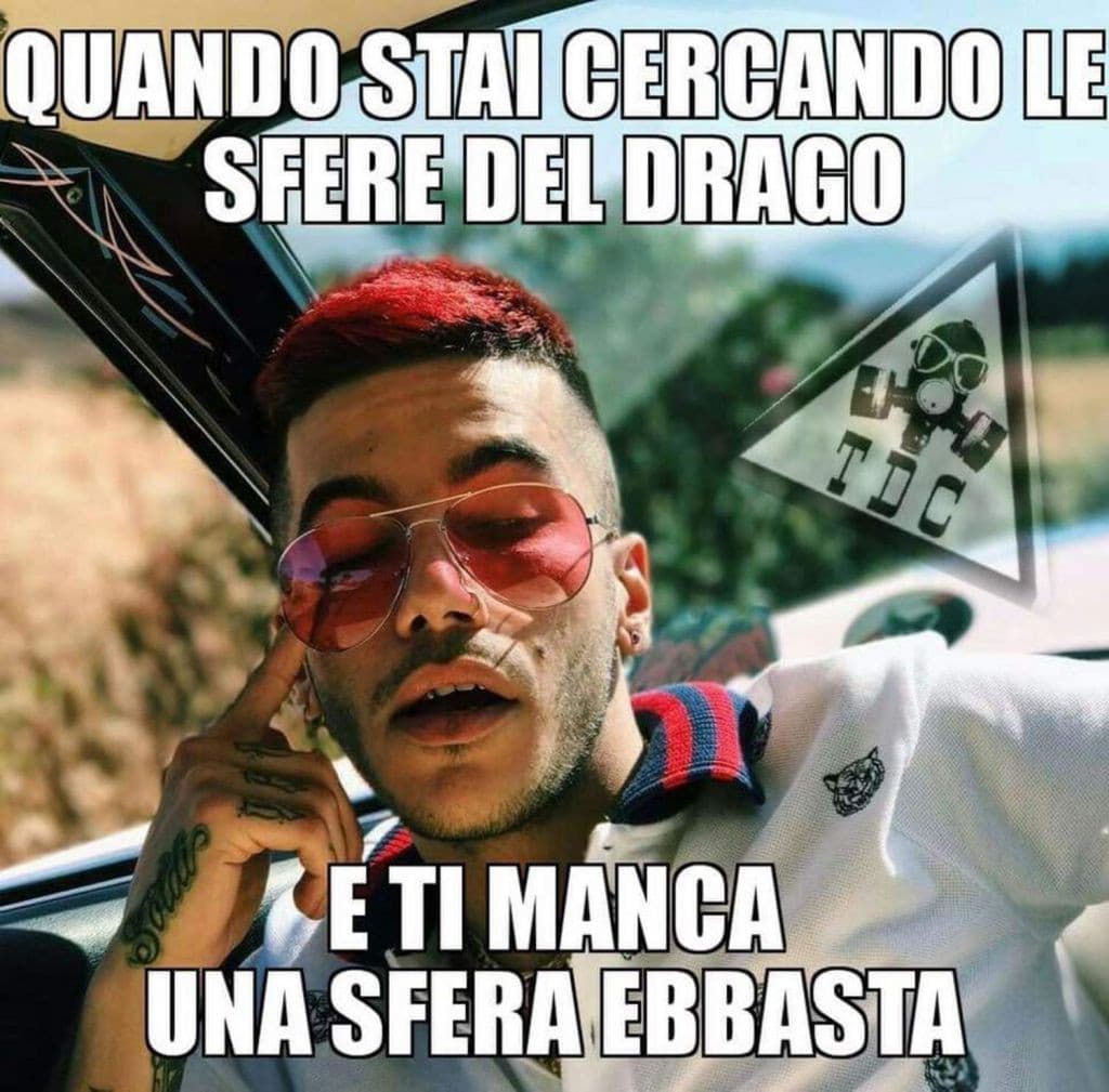 Quando stai cercando le sfere del drago e...