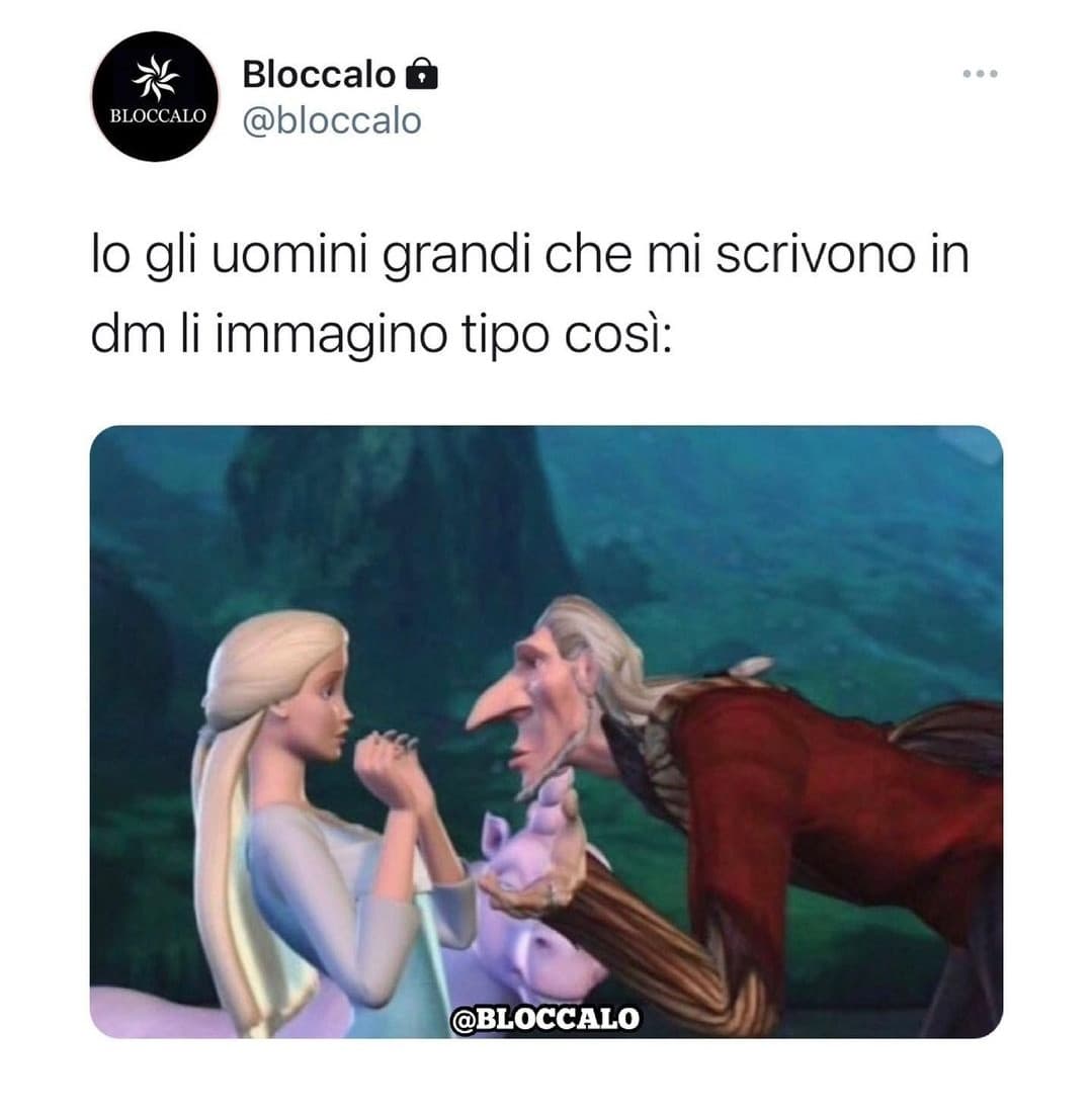 Non ditemi che sono l'unica