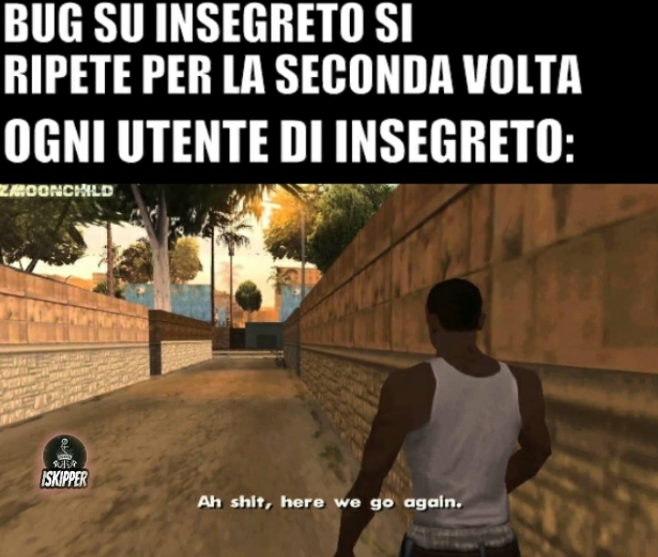 E che fai, te ne privi di farci un meme su?