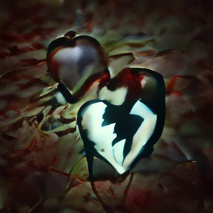 Broken Heart in the dark