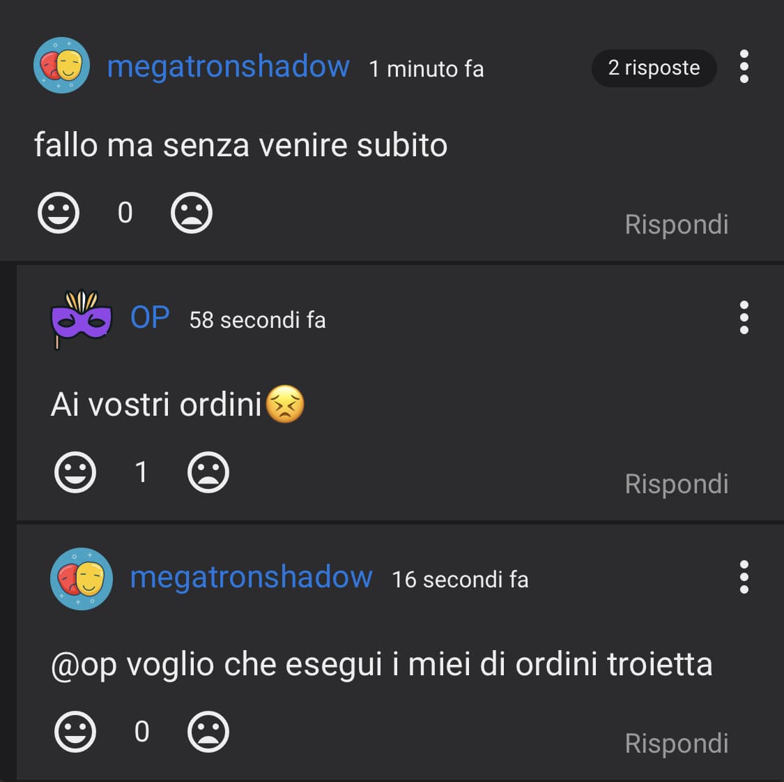 il fra è entrato troppo nel personaggio 