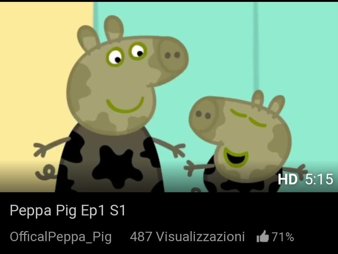 Volete guardare degli episodi di Peppa Pig ma non avete n3tflix?