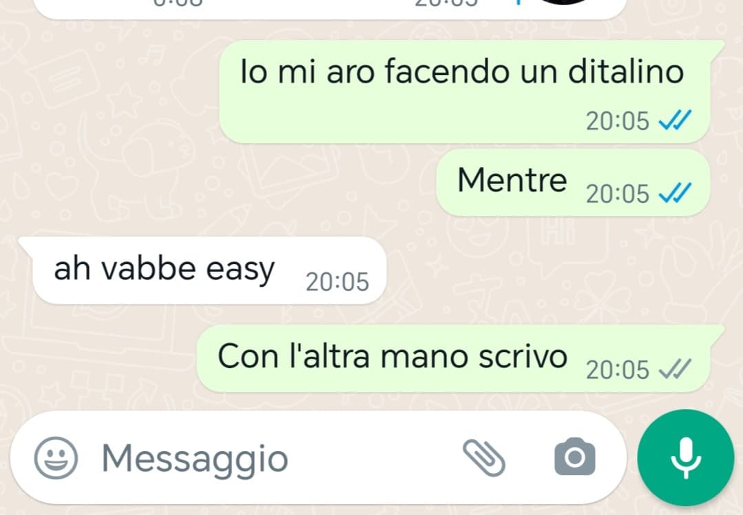 Mi faccio ridere da sola 