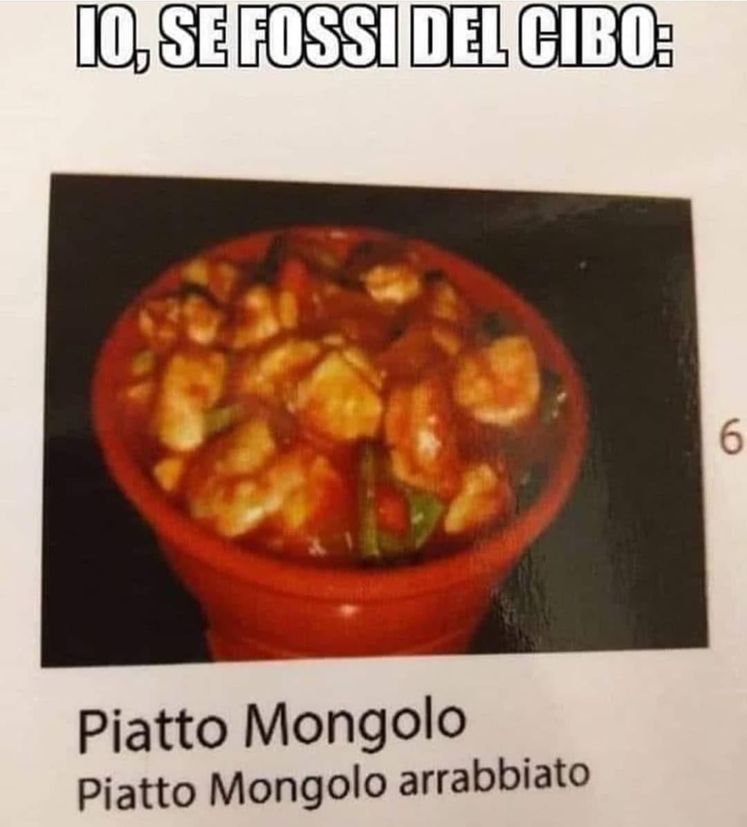 Piatto mongolo