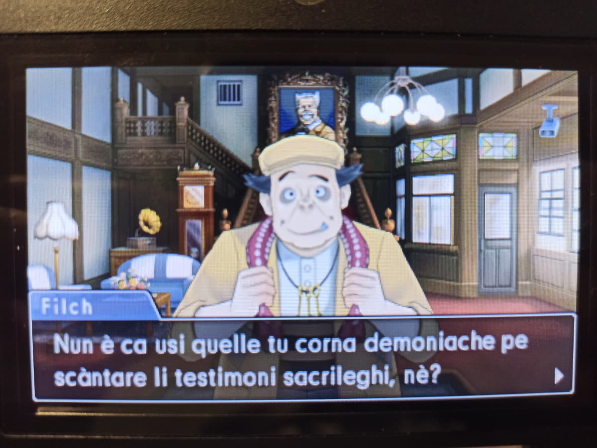 Il personaggio di Ace Attorney che parlava siciliano male non me lo meritavo 