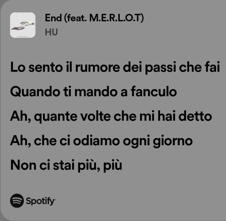 Chissà quanta nuova gente c'è che non conosco