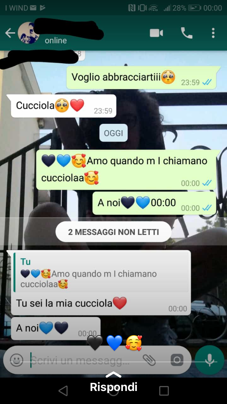 La mia ragazza riceve questi messaggi dal suo migliore amico. Ha messo sul suo stato questa foto con la seguente frase. Sto malissimo. Non credo sia gelosia, perchè ricevere questi messaggi dal suo cosidetto migliore amico è strano. Io sono il suo fidanzat