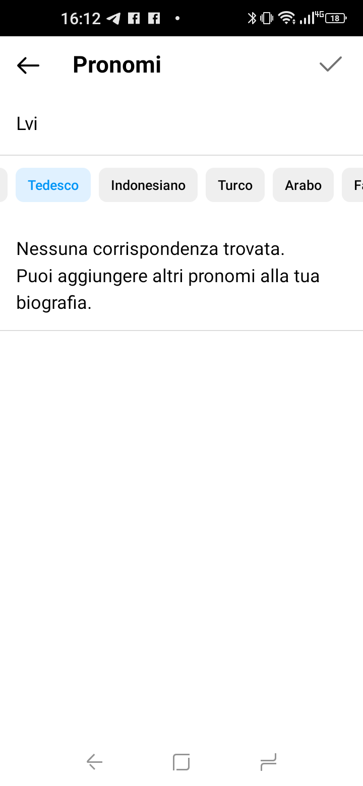 Grazie Instagram per i pronomi