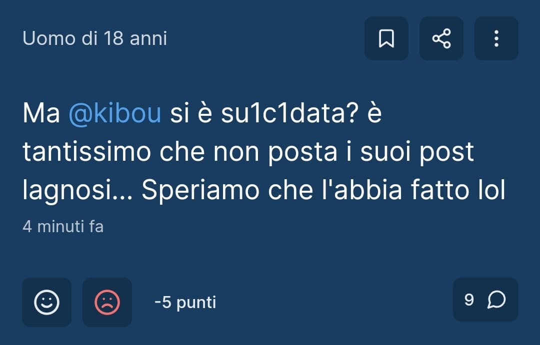 Vorrei spendere 2 parole 