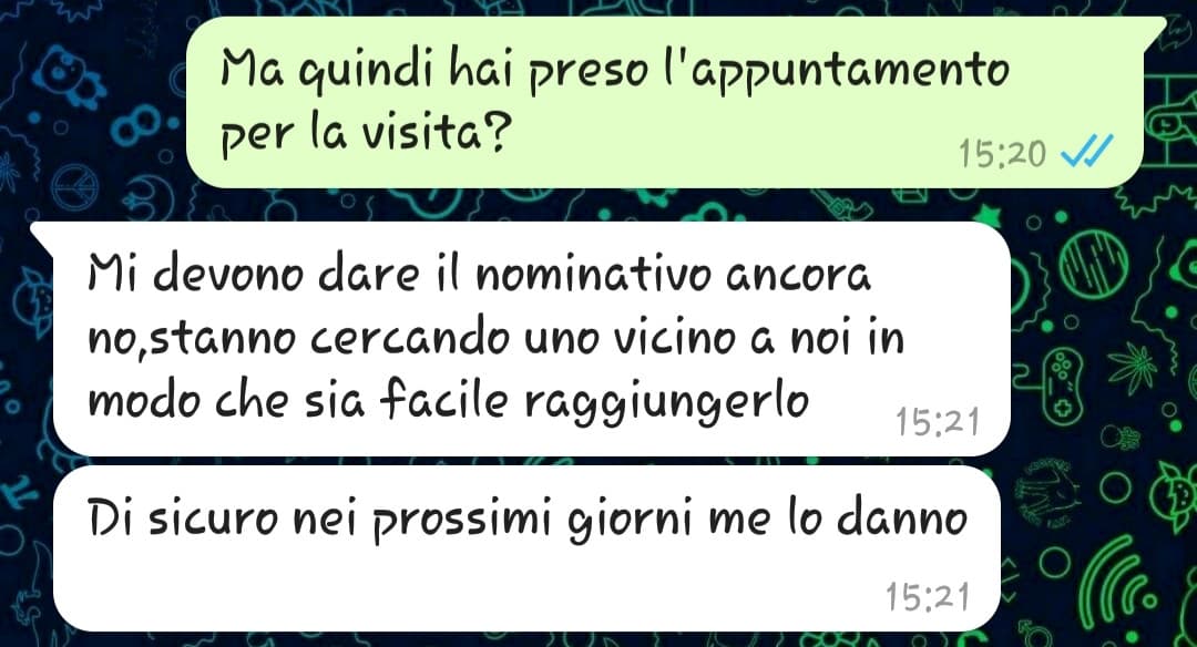 Cioè, quanto cavolo ci vuole, sono in ansia da tipo una settimana.