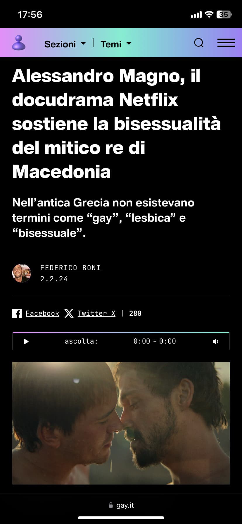 Gli omofobi diranno che è una bufala e che essere bisessuale/gay è un’invenzione del 21 secolo