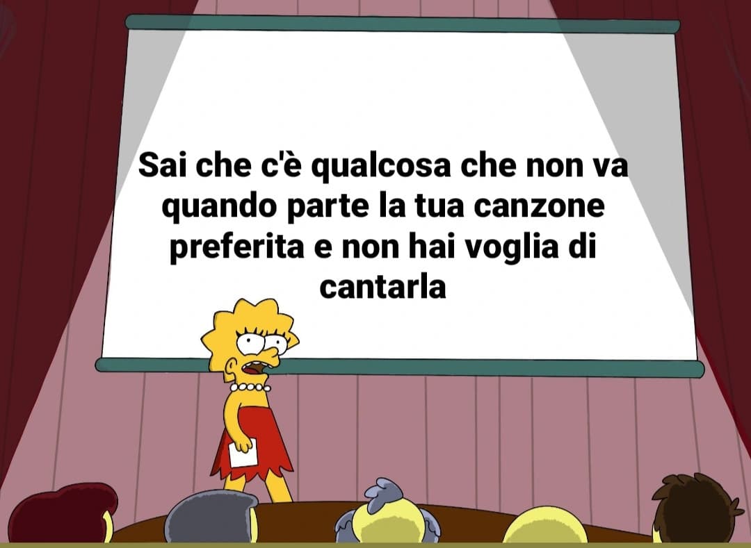 Sapete di cosa ho voglia?