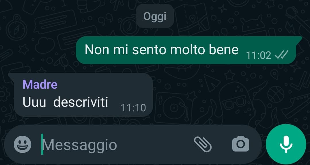 Non capirò mai mia madre