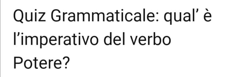 Fosse solo quello il tuo problema! 