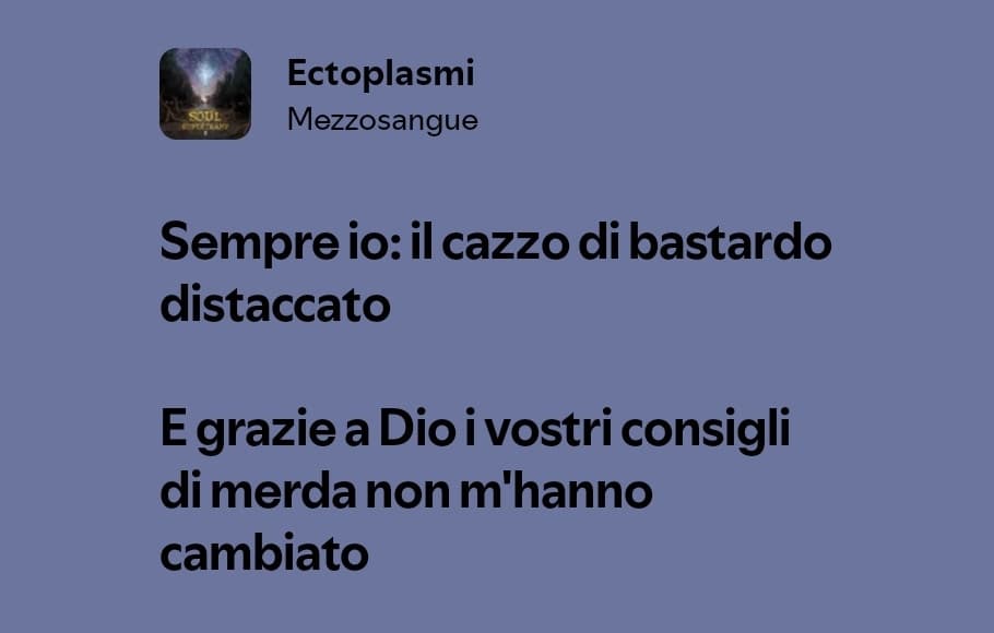 non voglio appesantire gli altri dei miei problemi ma allo stesso tempo mi sono rotta il cazzo di fare da psicologa a tutti