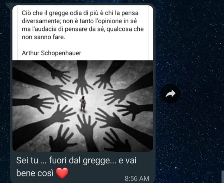 Ma mi metto a piangere come un bambino