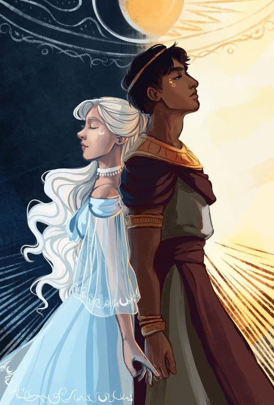 Specifico che questo disegno NON è mio però mi piace moltissimo e chi l'ha creato ha molto talento quindi volevo chiedervi se vi piacerebbe vedere una mia versione di Apollo o di Diana . Metto questo disegno per darvi un'idea di cosa potrei fare.