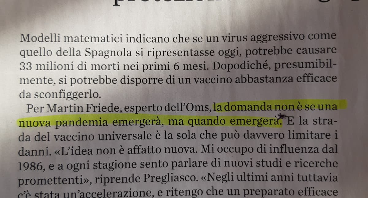 Focus ce l'ha gufata , articolo del 21 dicembre 2019 