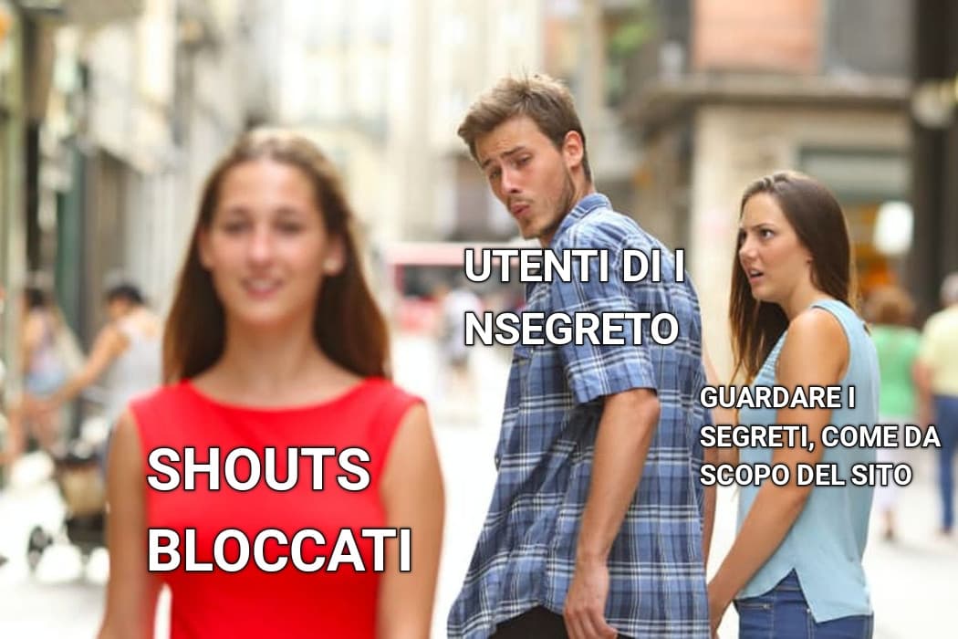 Riferito a ieri sera