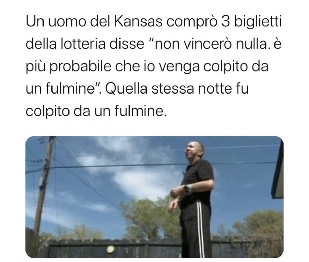 Per la serie “buttarsela da soli”