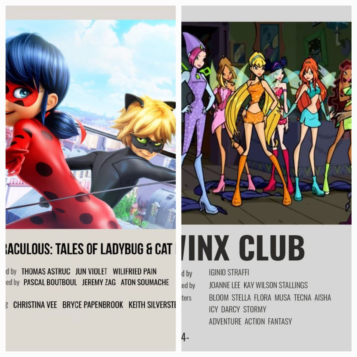 (?girone pt1?) Torneo cartoni animati 2) winx or miraculous