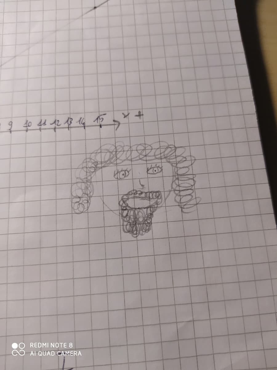 @Aglaia con questa foto di un barbone sul quaderno di mate ti volevo dare il mio nick