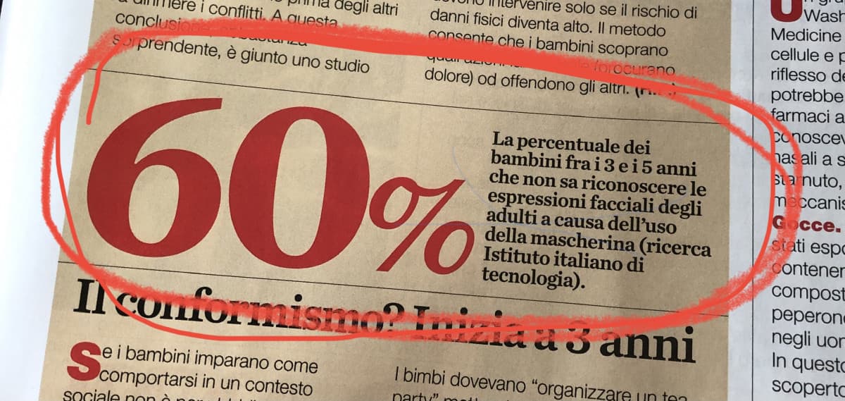 Assurdo… e per almeno 1 altro anno sarà così, e queste cose considerate che si imparano soltanto a questa età, poi crescendo non si rimedia mai del tutto