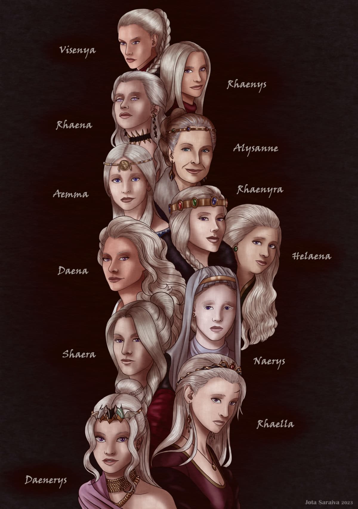 Le regine Targaryen.