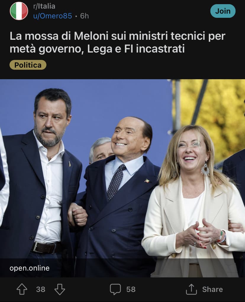 Fratelli d’Italia redemption arc? 