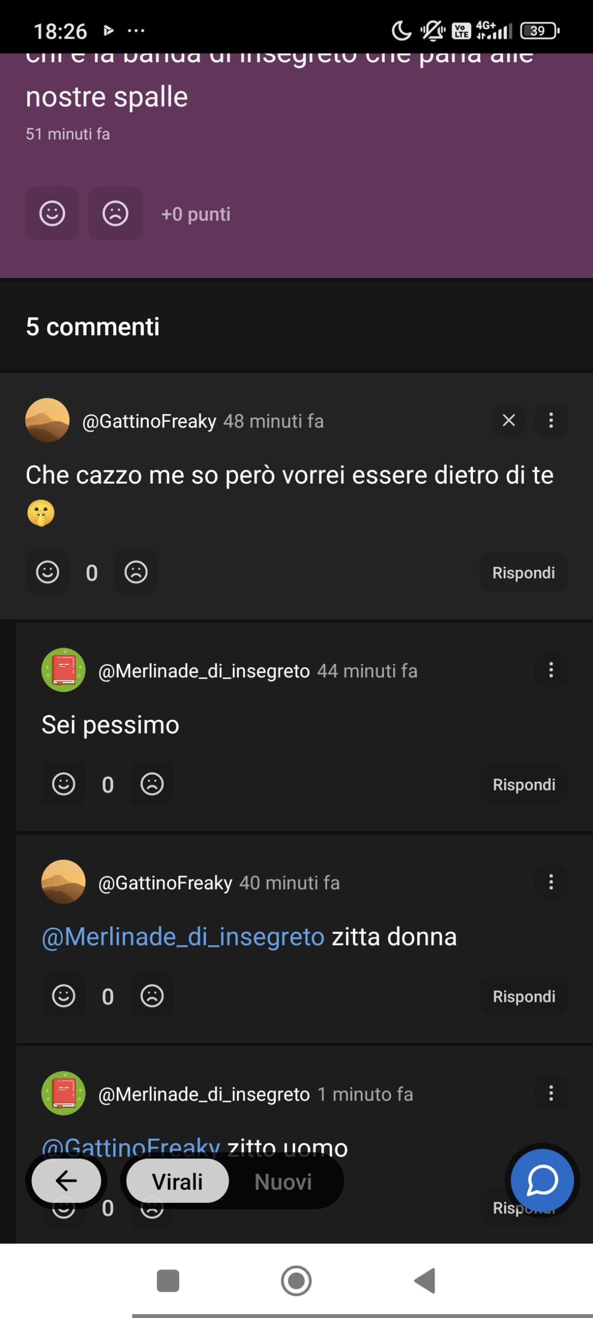 Segnaliamo questo individuo in massa?